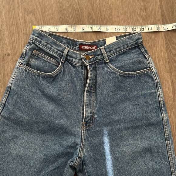 VINTAGE Jordache Mid Blue High Waist Jeans - Picture 7 of 15
